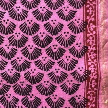 Preview: Hand Block Print aus Indien - PURPLE BOOTI